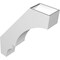 Ekena Millwork 6-in. W x 24-in. D x 30-in. H Balboa Architectural Grade PVC Knee Brace BRCP06X24X30BOA - alternate 5